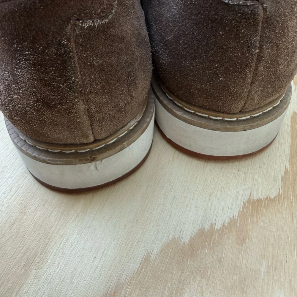 1901 Men's Brown Suede Double Monk Strap Shoes Size 11.5M - Picture 7 of 10